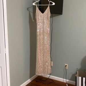 Champagne Windsor Gown/Prom dress